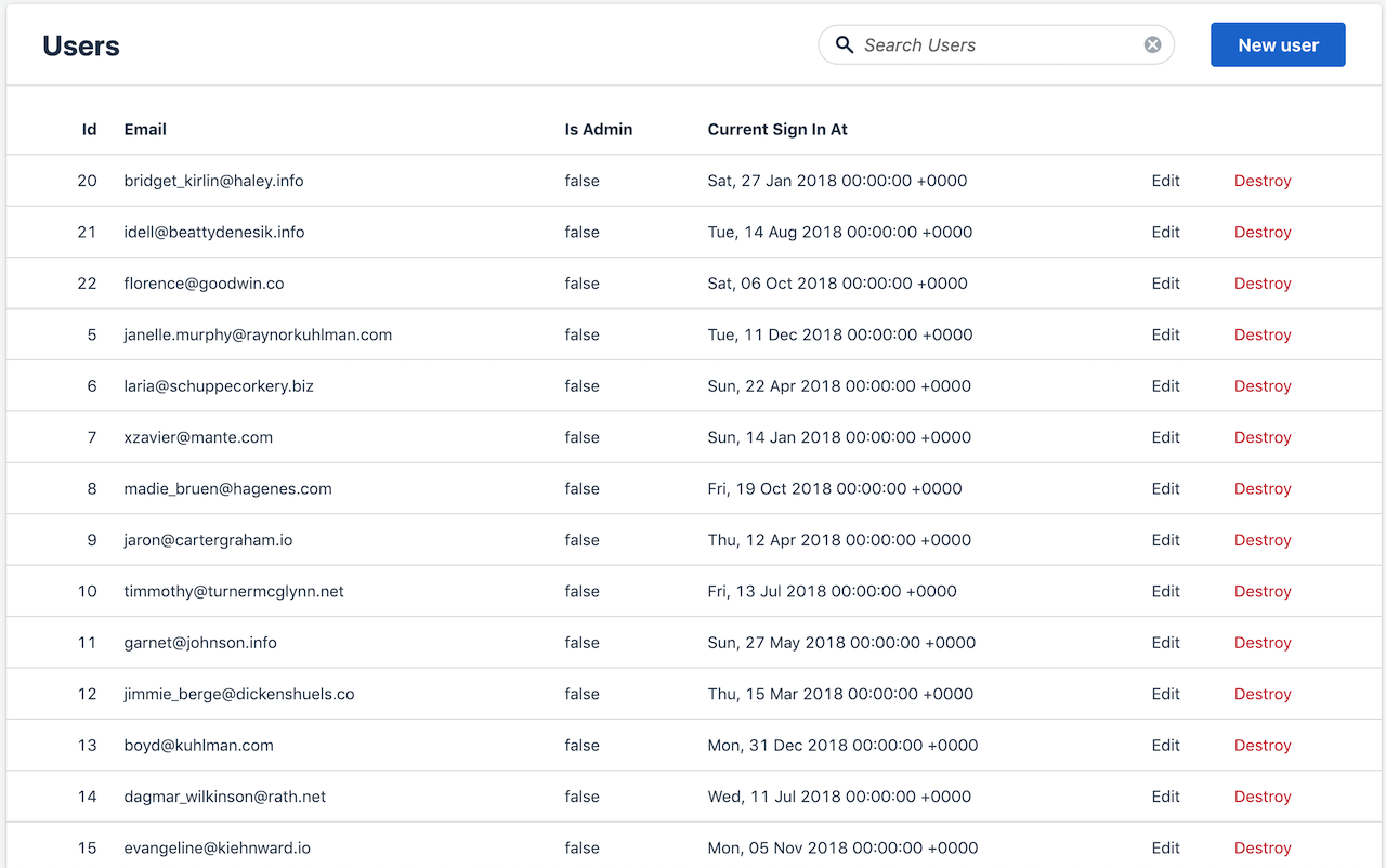 List of job seekers available to employers